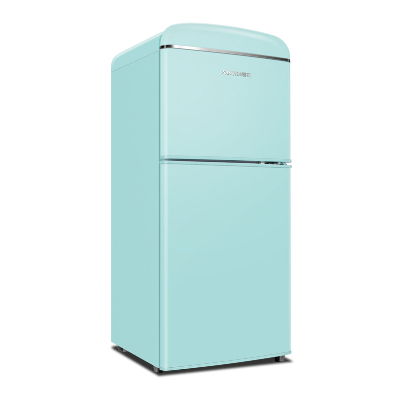 冰箱sakura樱花bcd108双门小型家用冷藏冷冻直冷厨房冰箱