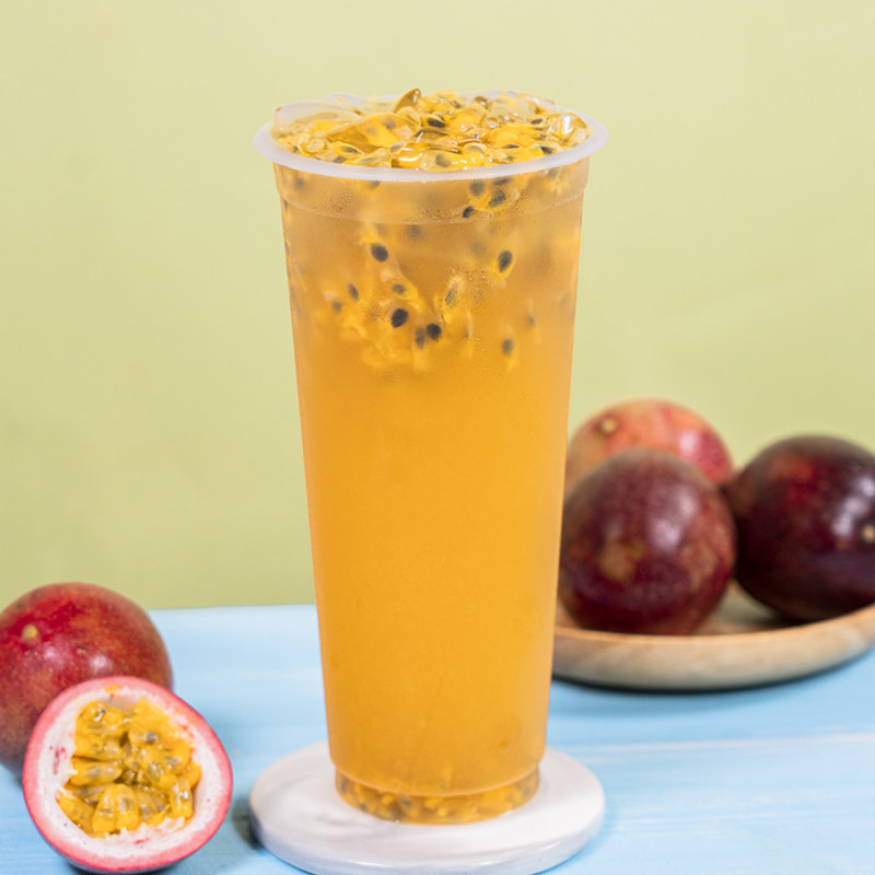 百香鲜活果汁饮料茶酱优果果酱果粒水果果茶奶茶冲饮果汁