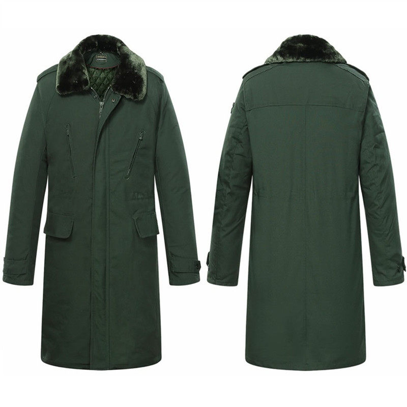 正品配发温寒区松枝绿官常服棉军大衣冬季加厚加长款户外保暖防水