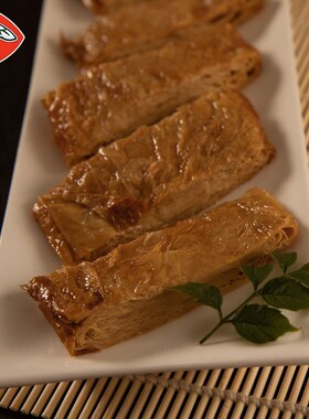 杭州素鸡豆腐皮干货素肠特产饿素鸭