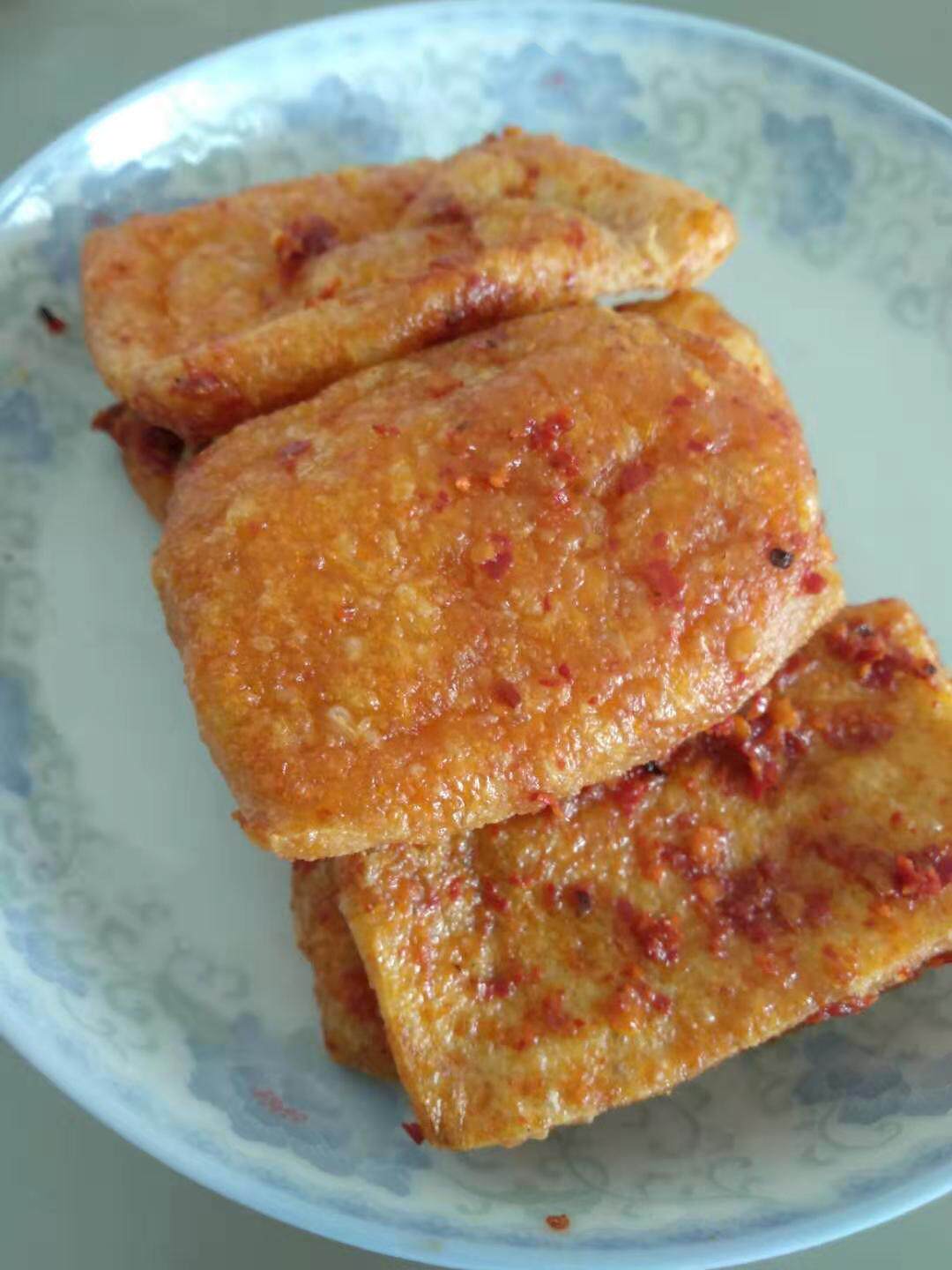 豆腐湖南永州宁远特产下饭油炸扁豆片子泡油其他食品