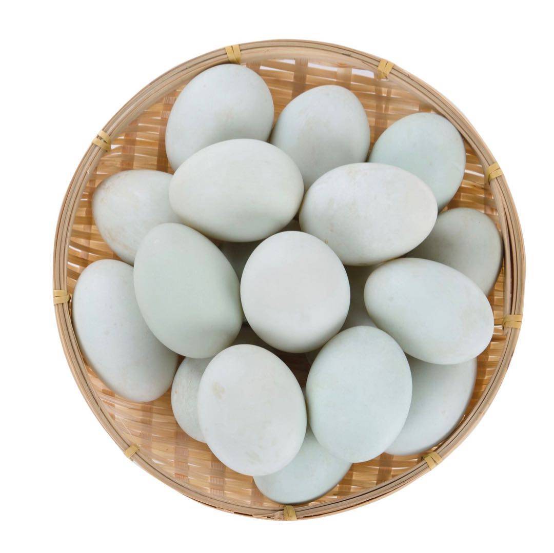 【大个生鸭蛋】20枚朴园绿壳生鸭蛋 农家放养青壳鸭蛋绿皮麻鸭蛋