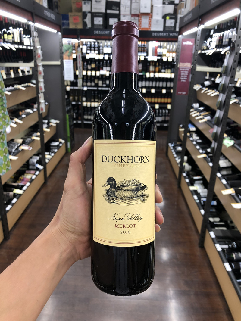 duckhorn鸭叫梅洛美国加州纳帕napa原瓶进口红酒干红静态葡萄酒