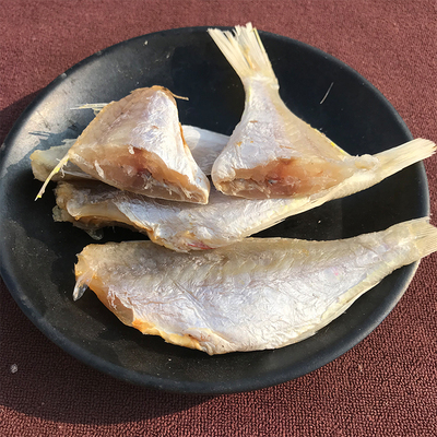 北海特产三鱼红杉干红针鱼去头内脏咸鱼海鱼干货500g鱼干