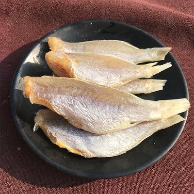 北海特产红三鱼红杉鱼干红针鱼干去头去内脏咸鱼干海鱼干货500g本场