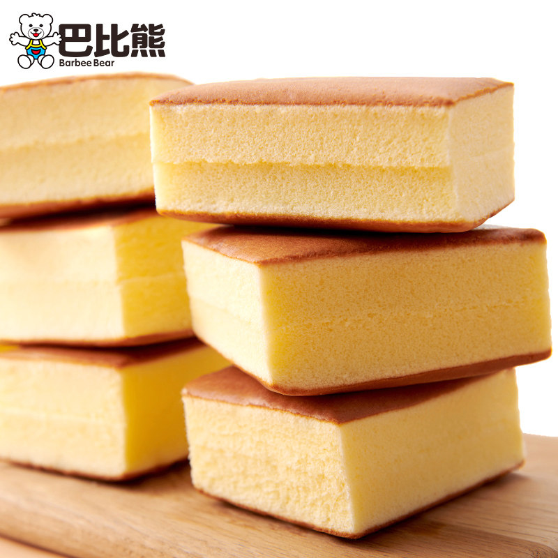 巴比熊蛋糕早餐面包510g西式糕点点心鸡蛋营养食品传统西式糕点