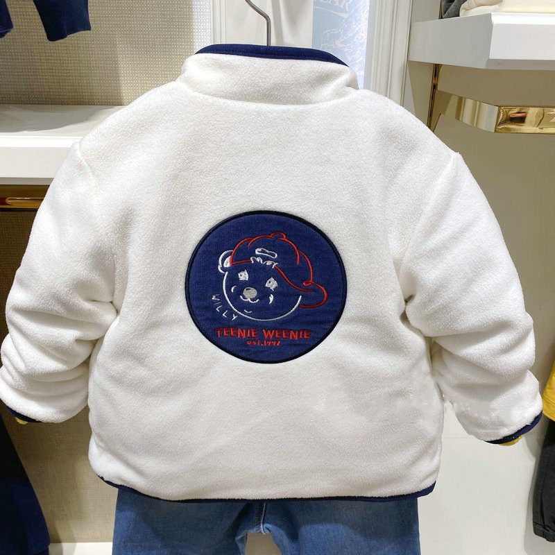 tw小熊童装男童两面棉服外套棉衣tkjp214903bjp214903b普通外套