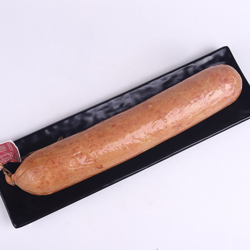 天津特产迎宾二厂老拐头火腿约850g粗大整根酱货老味道特大香肠