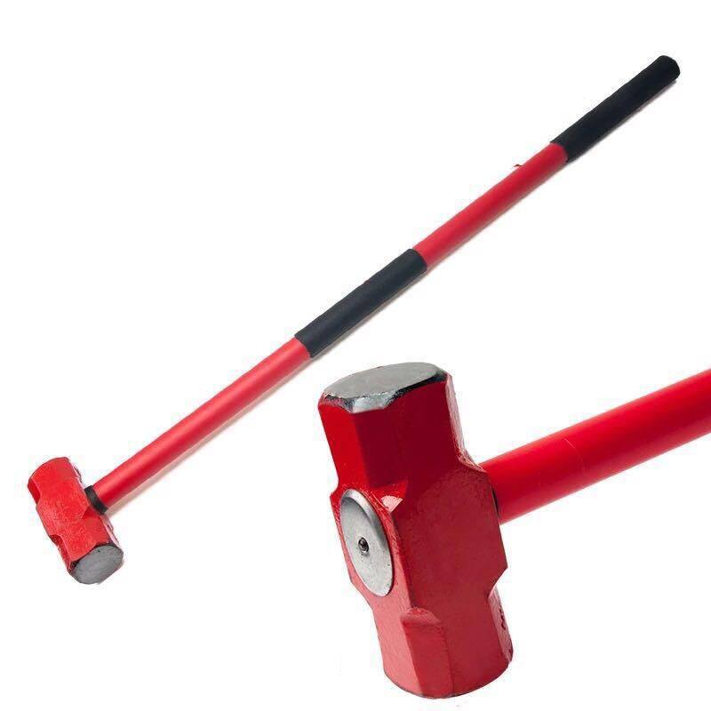 大铁锤锻打八角石工16磅18磅20磅22磅24磅26磅石工锤