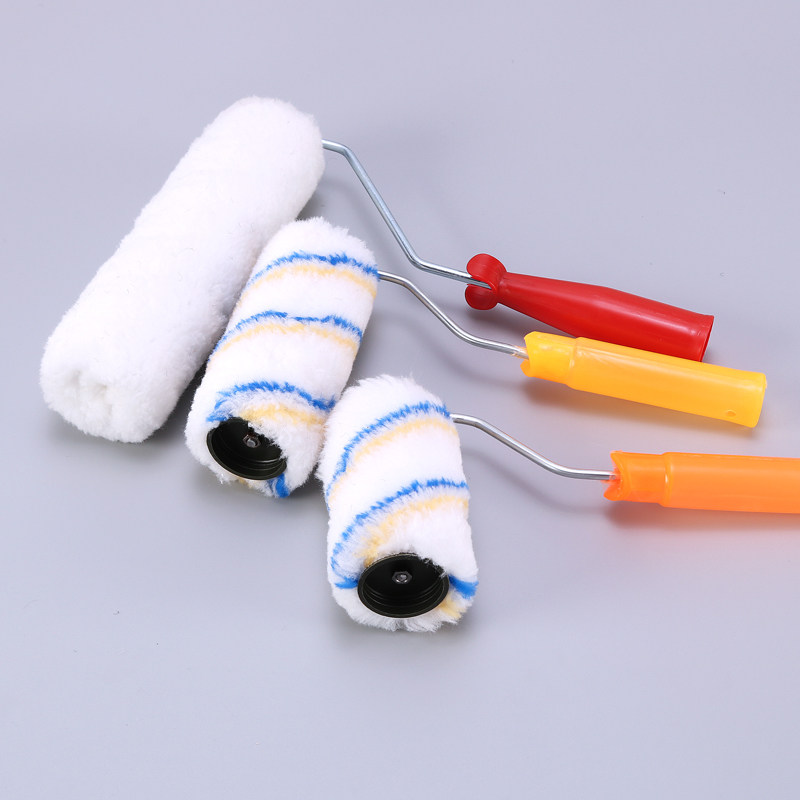 乳胶漆滚筒刷子无死角9寸短中细长毛油漆刷热熔涂料滚刷墙漆刷子