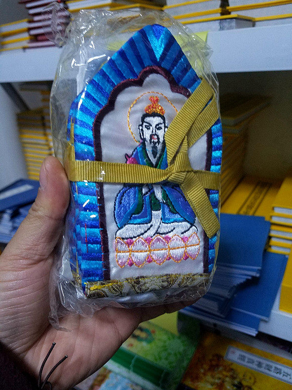 五老冠/双面绣/道教用品/绣品/道冠焰口用品/莲花冠/道士帽子