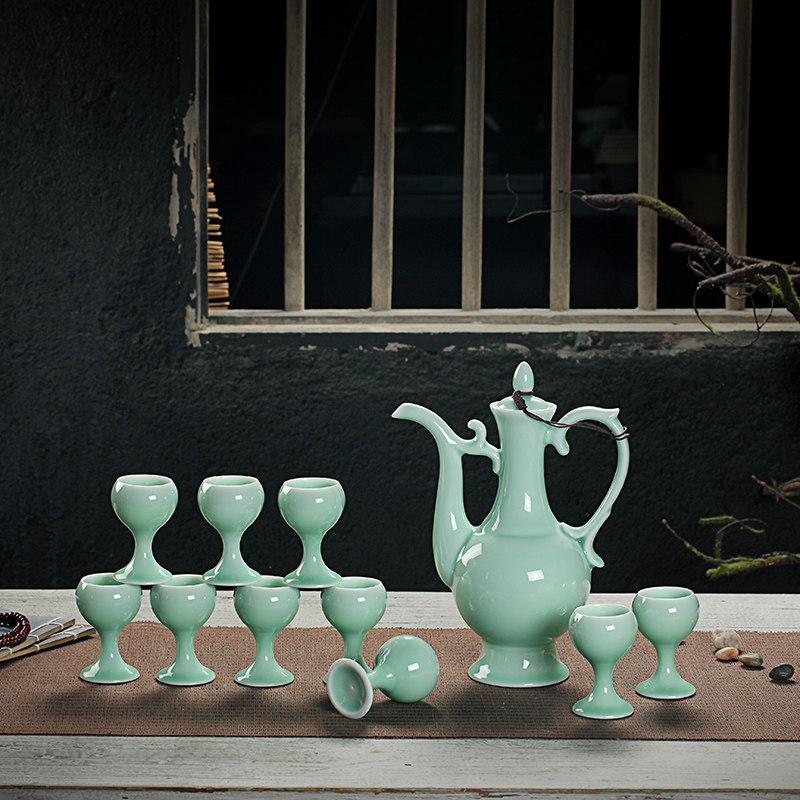 陶瓷酒杯礼品送礼酒器酒壶家用酒具白酒杯清酒白酒杯