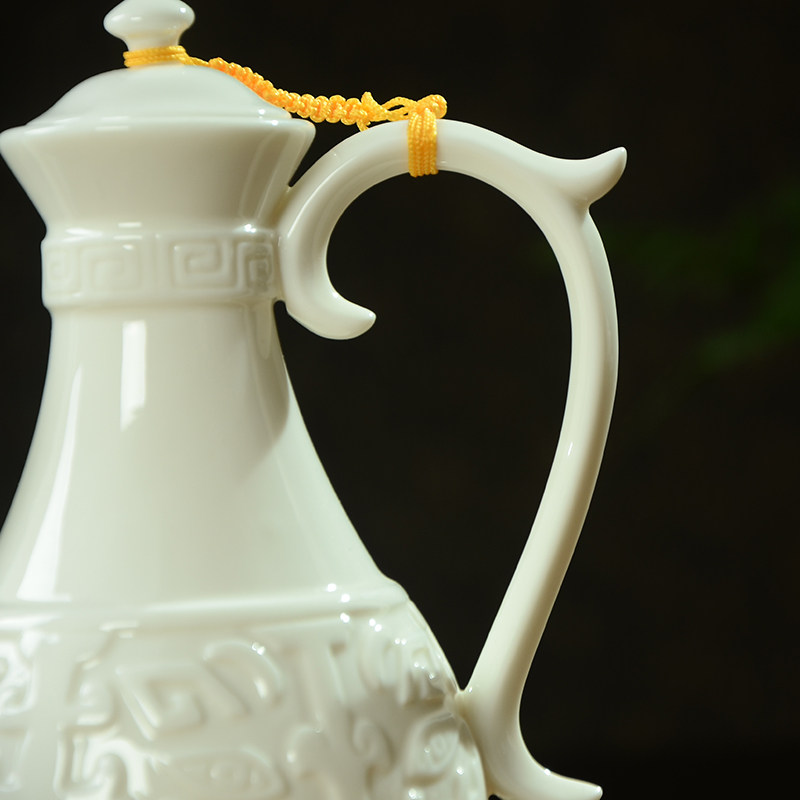 仿古酒壶一斤古风家用大容量中式宫廷复古白酒家用酒壶