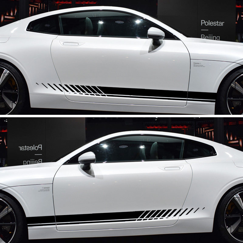 汽车贴纸车身侧裙拉花车贴个性改装通用车门汽车装饰贴