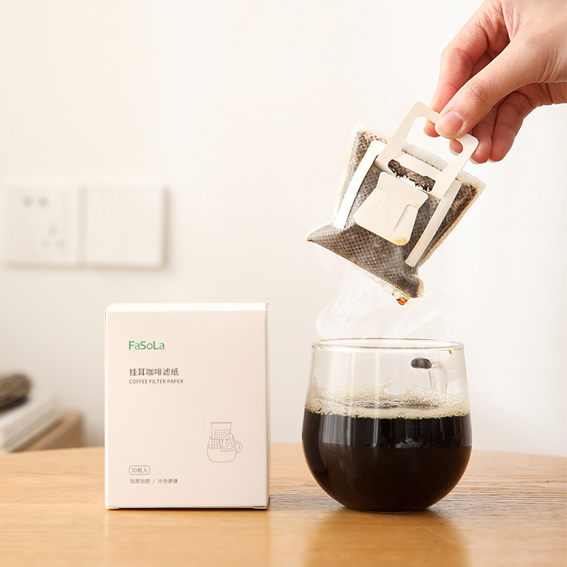 挂耳咖啡日本滤袋专用滤纸纸袋咖啡粉手冲滴过滤咖啡滤纸