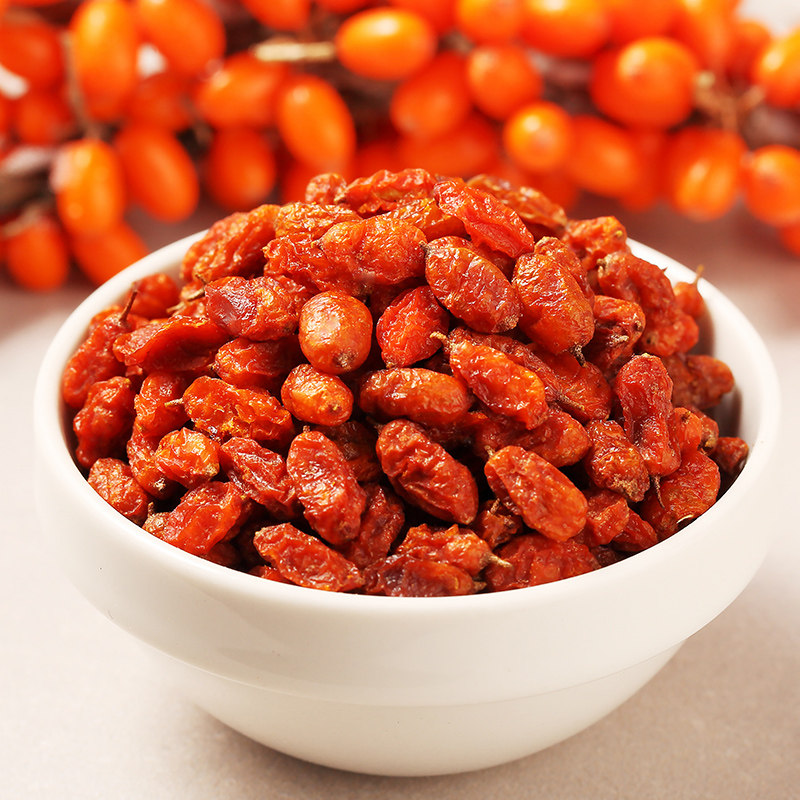 沙棘新货干果颗粒果干原浆果汁粉生正品品包沙棘