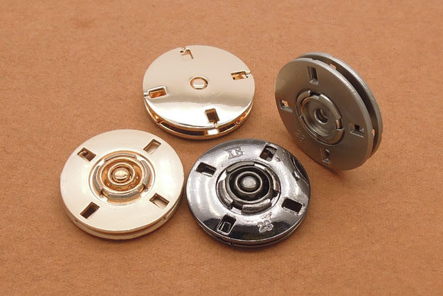 扣子大号隐形暗扣女羊绒大衣纽扣毛呢衣服金属纽扣