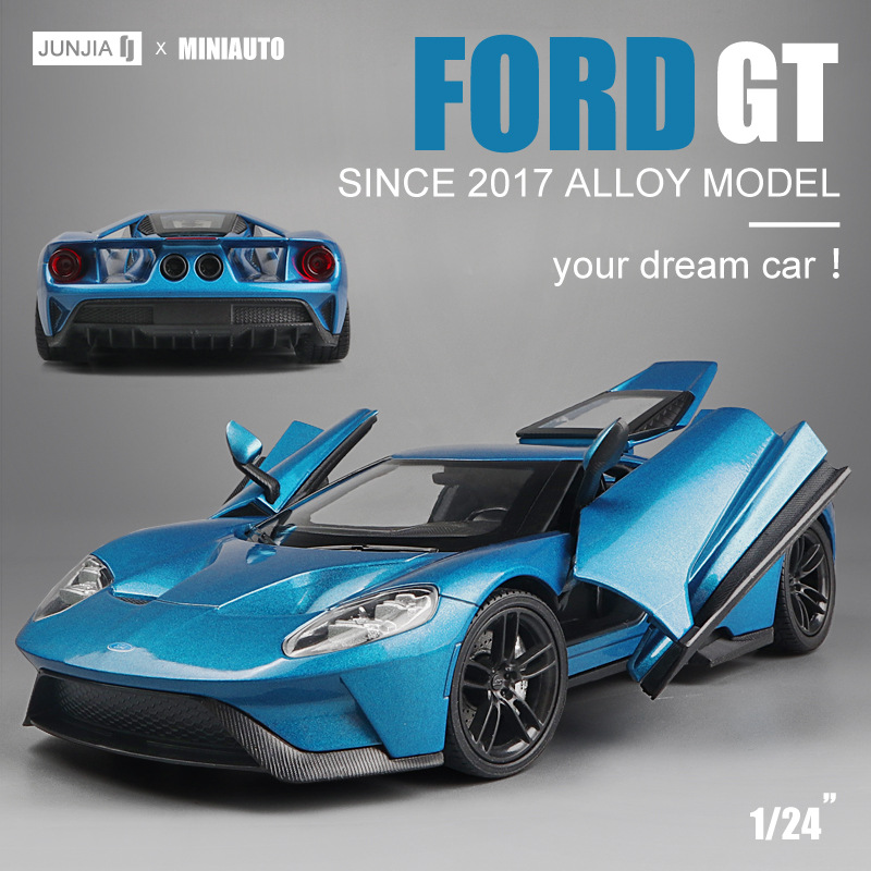 福特fordgt跑车玩具车汽车模型仿真金属赛车收藏车模