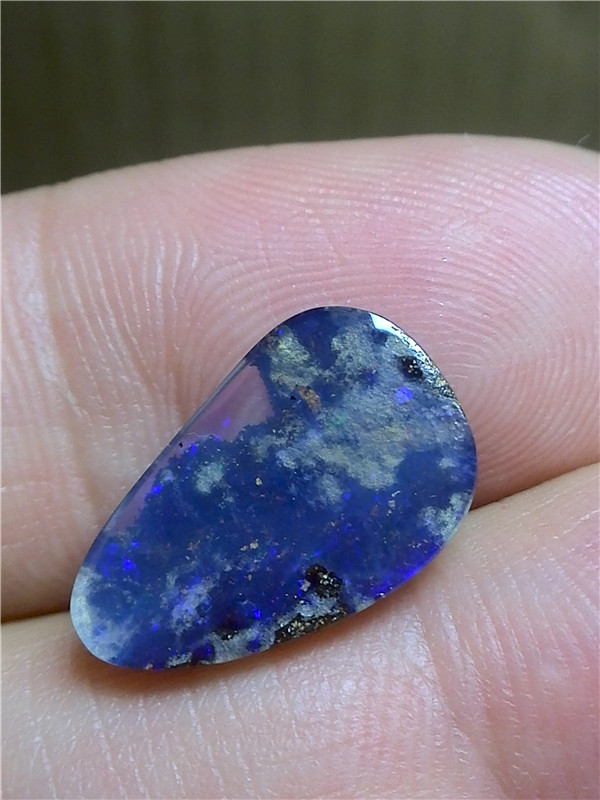 欧泊篮彩高亮天然澳大利亚裸石a208母岩吊坠澳宝珠宝奇石