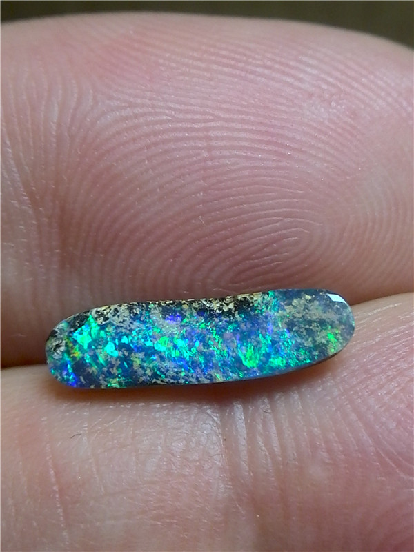 欧泊澳大利亚绿彩高亮母岩裸石c202手链澳宝宝石珠宝奇石