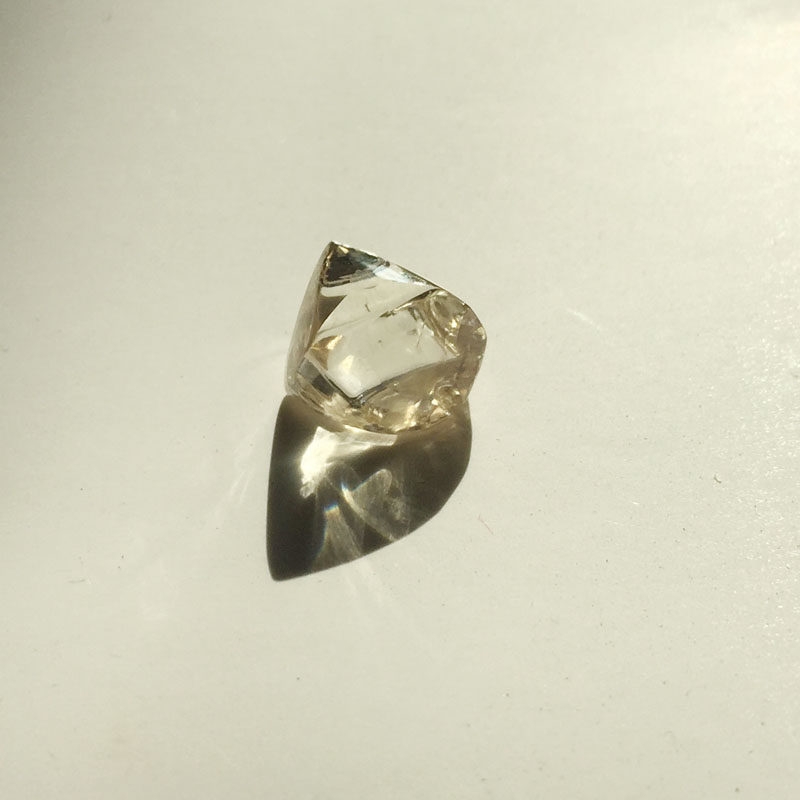 近5克拉天然真钻石原石金刚石毛坯矿产标本教学用可镶嵌k金饰品