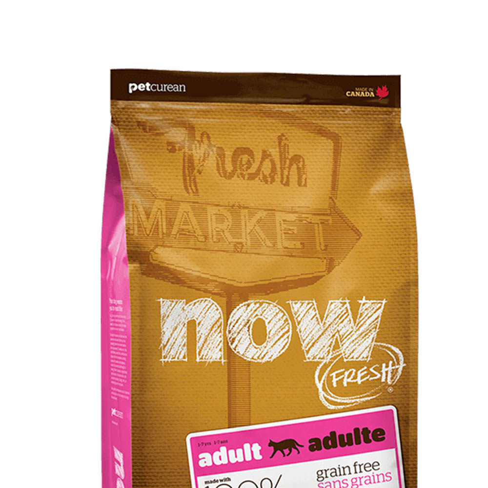 加拿大now猫粮百加世fresh进口鲜肉无谷成猫粮16磅726kg包邮