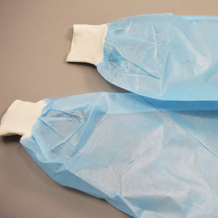 一次性手术衣纹绣覆膜防水防油工作服宠物洗澡护理梳毛防毛隔离衣