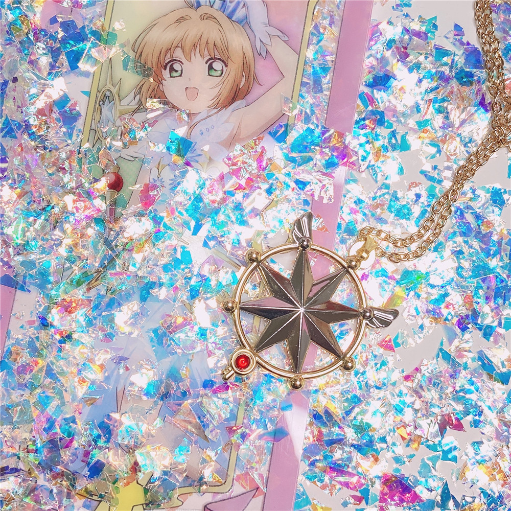 魔卡少女小樱透明魔法梦之钥匙项链动漫周边cos动漫手表