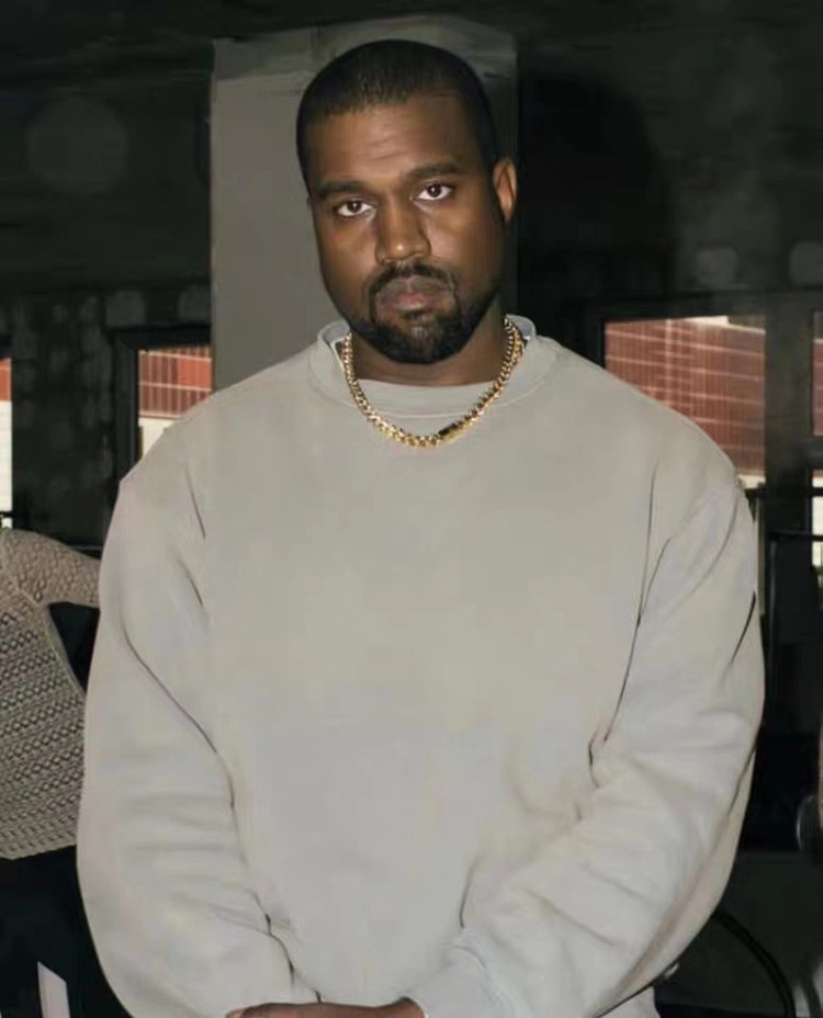 yeezy season   kanye侃爷高街大地色基础水洗做旧圆领卫衣外套