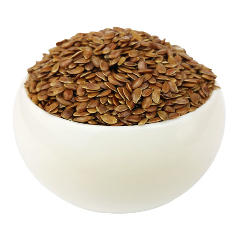 大野口有机亚麻籽东北农家杂粮胡麻籽五谷杂粮生亚麻子食用350g*3