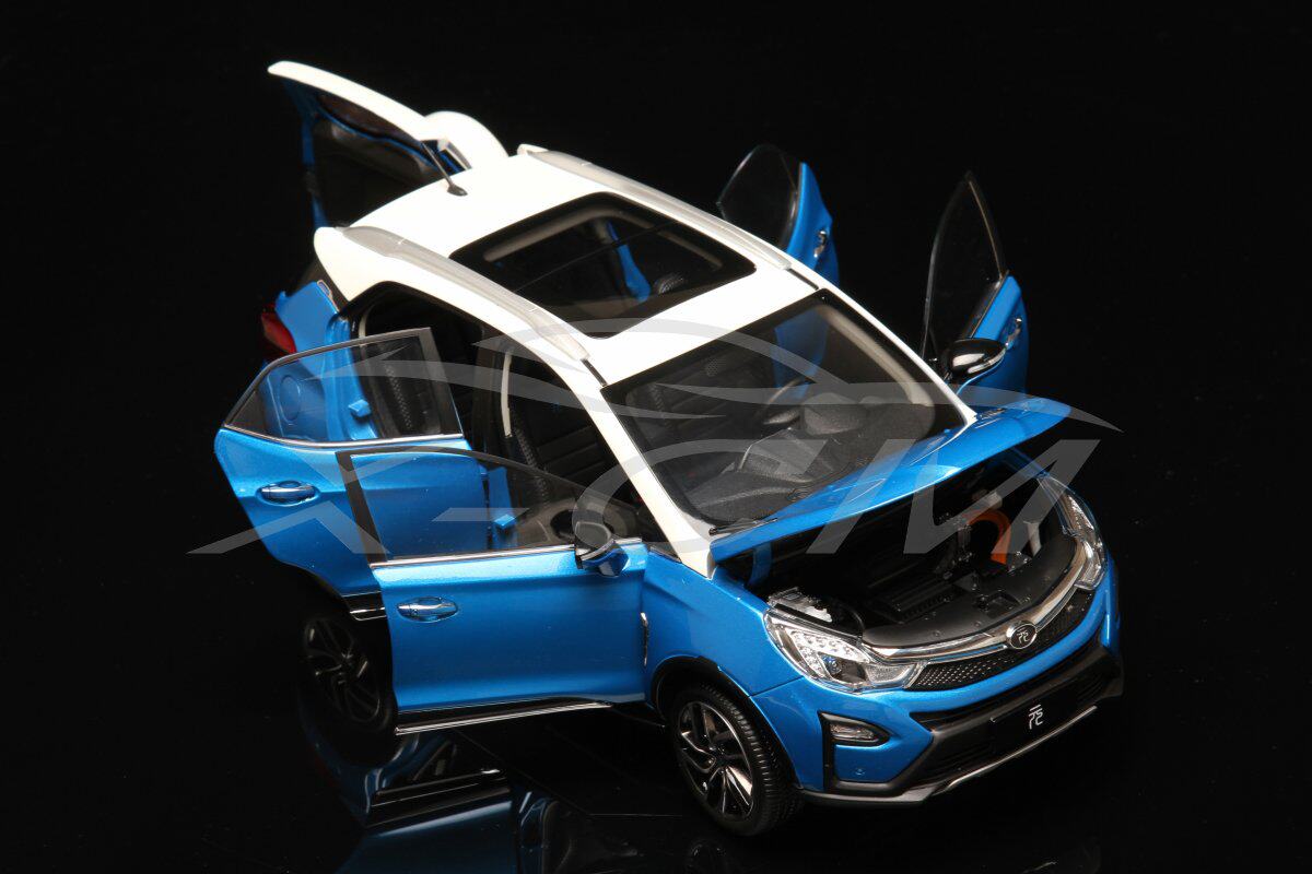 原装 比亚迪元 元 仿真车模 byd 1:18 斜面塑料底座 合金 模型