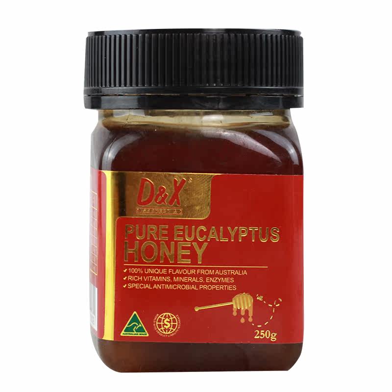 澳大利亚进口dx尤加利100天然蜂蜜250g花香浓郁口味佳
