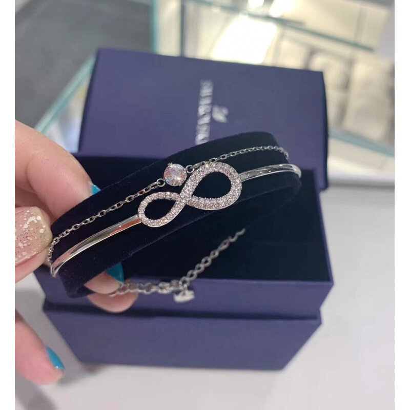 Swarovski施华洛世奇手镯女手链永恒爱意双层手链女正品礼物集货