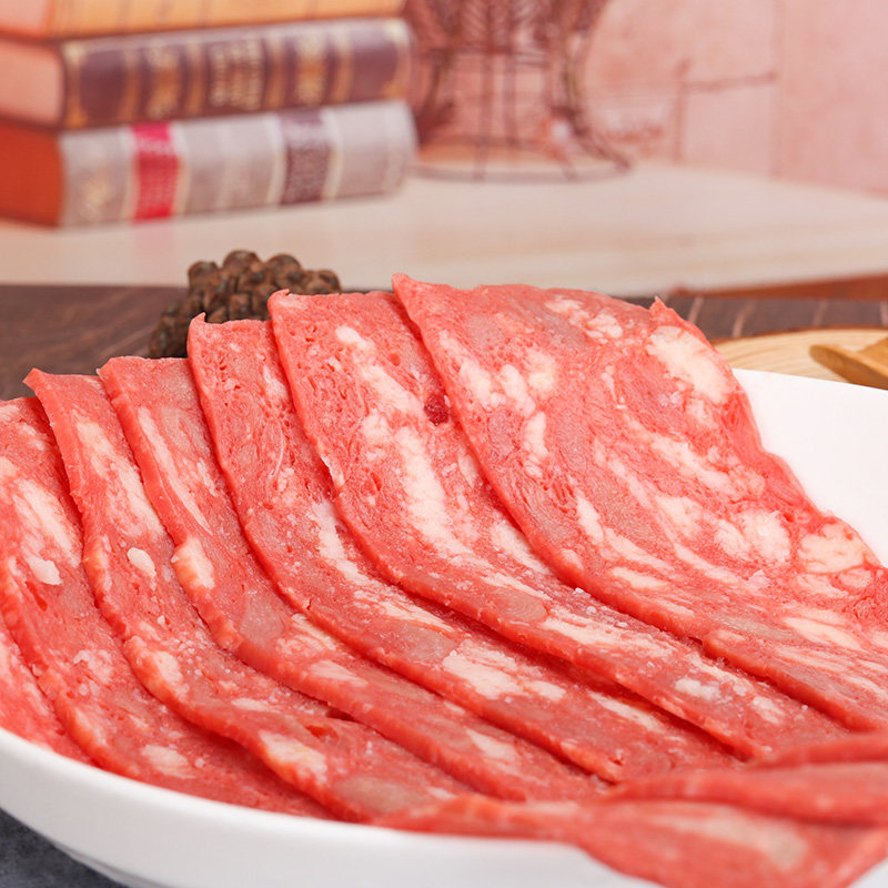 培根中粮家佳康肉片1000g商用火锅早餐披萨手抓饼培根