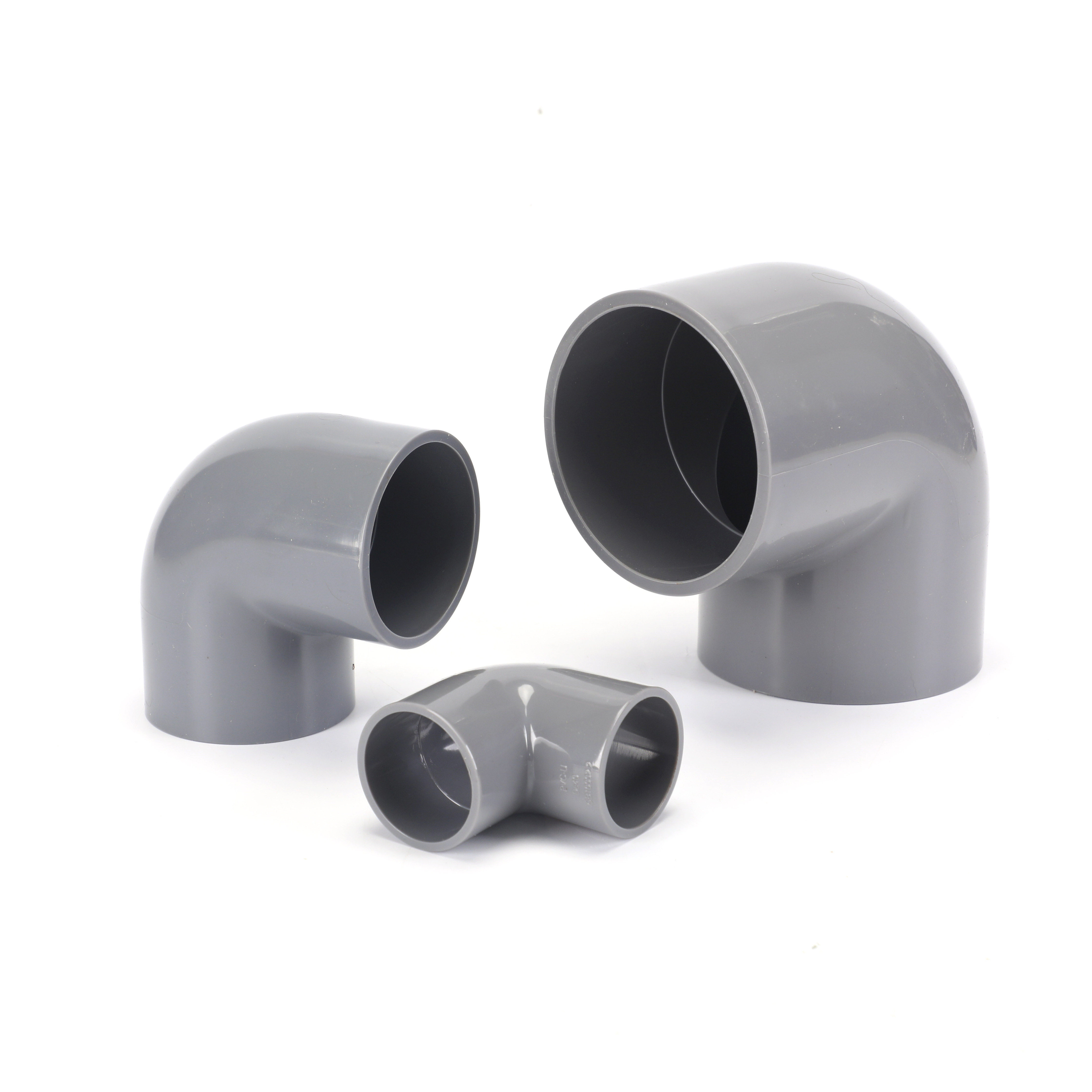 华亚upvc弯头国标水管配件英标给水管90度下水upvc管