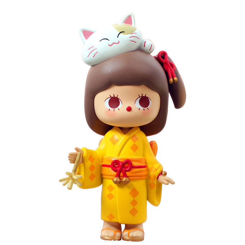 bobbi游会惊喜盲盒手办和服潮玩娃娃玩偶公仔潮玩盲盒