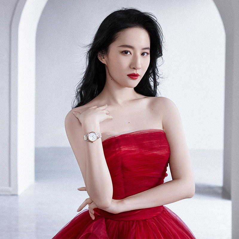 手表同款明星tissot天梭刘亦菲力洛克系列钢带机械瑞士腕表