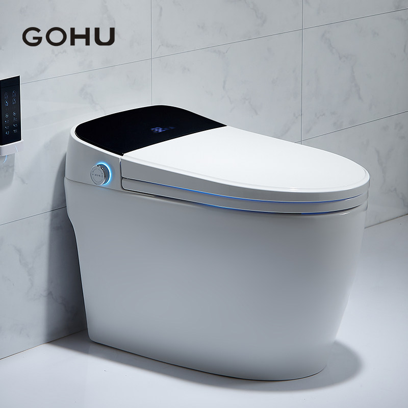 德国gohu卫浴智能马桶一体式家用全自动冲洗烘干一体智能坐便器