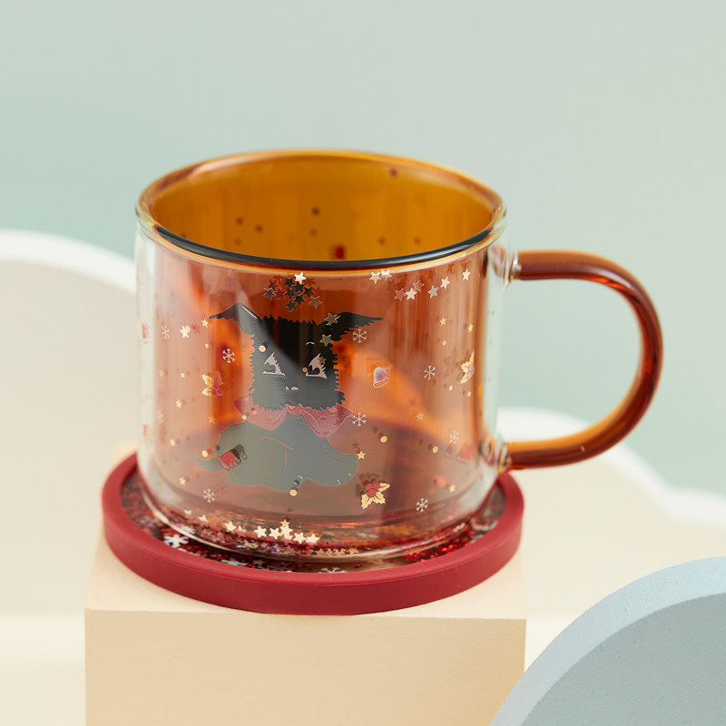 va博物馆苏格兰梗系列萌宠流沙杯