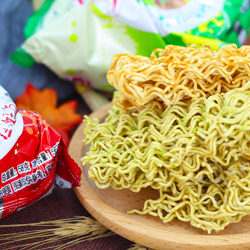 常记58g零食干吃方便面40包掌心牛肉面川干脆冲泡方便面