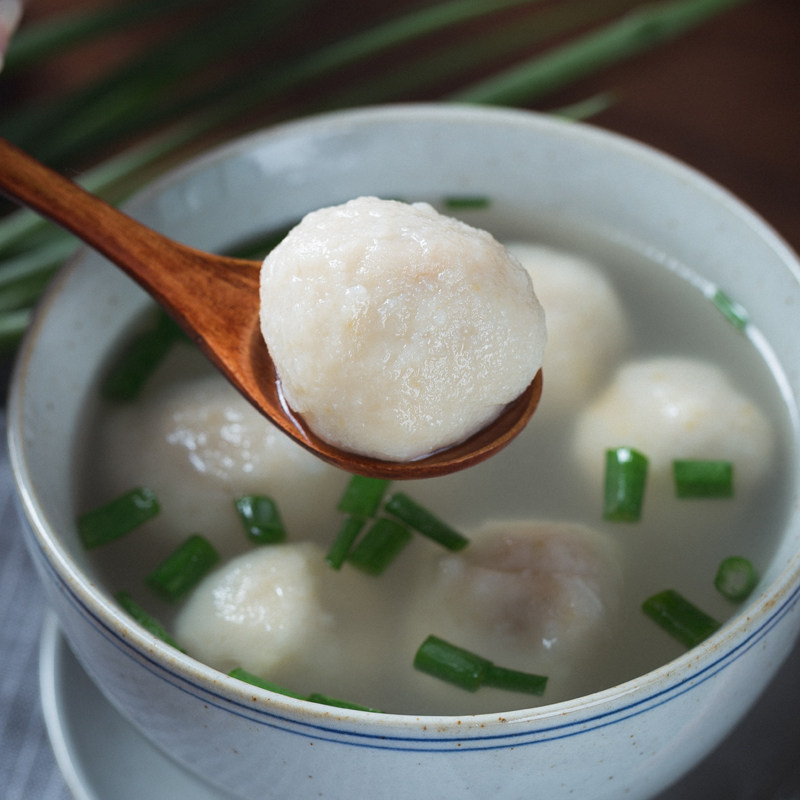 鱼丸福州手工福建连江特产鳗鱼小丸子火锅食材鱼丸