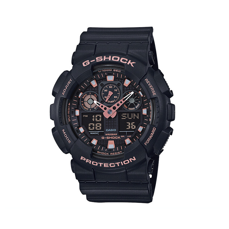 casio卡西欧手表gshock玫瑰金学生学生时尚运动防水男表日韩腕表