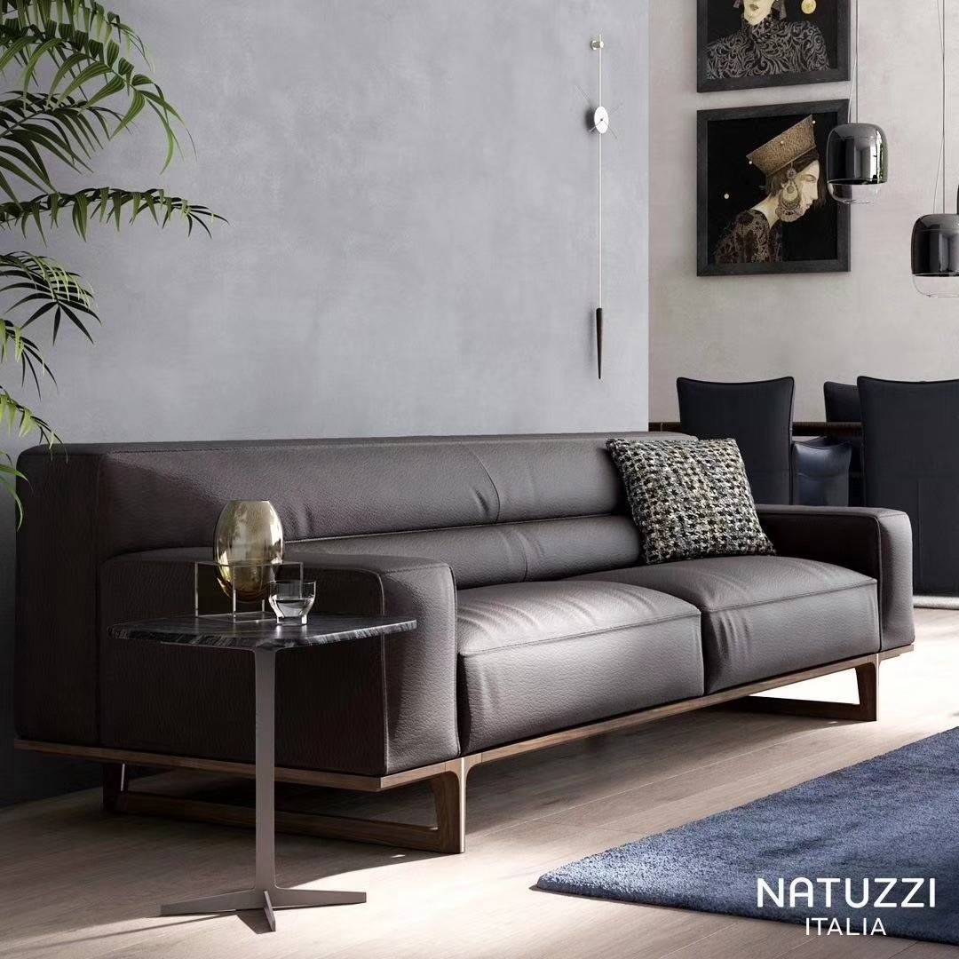 代购正品意大利高端家具natuzziitaliakendo沙发3032皮艺沙发
