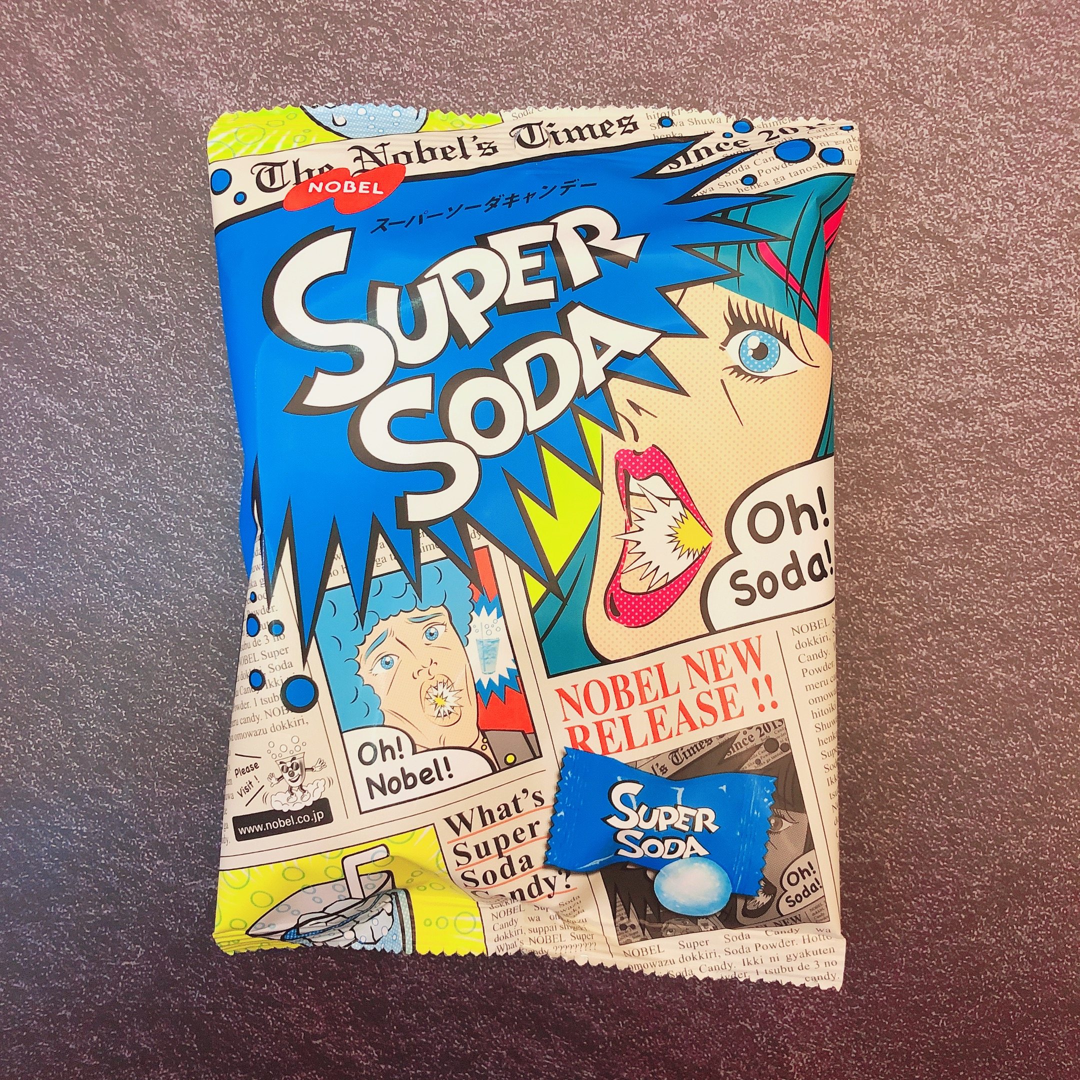 日本进口抖音网红零食诺贝尔nobel超酸尖叫superlemo柠檬糖果3种