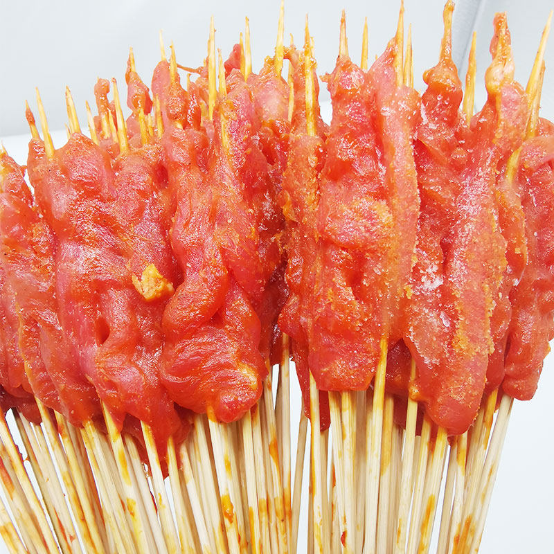 油炸鸡肉小串30串10把里脊铁板串串调理鸡胸鸡肉丸