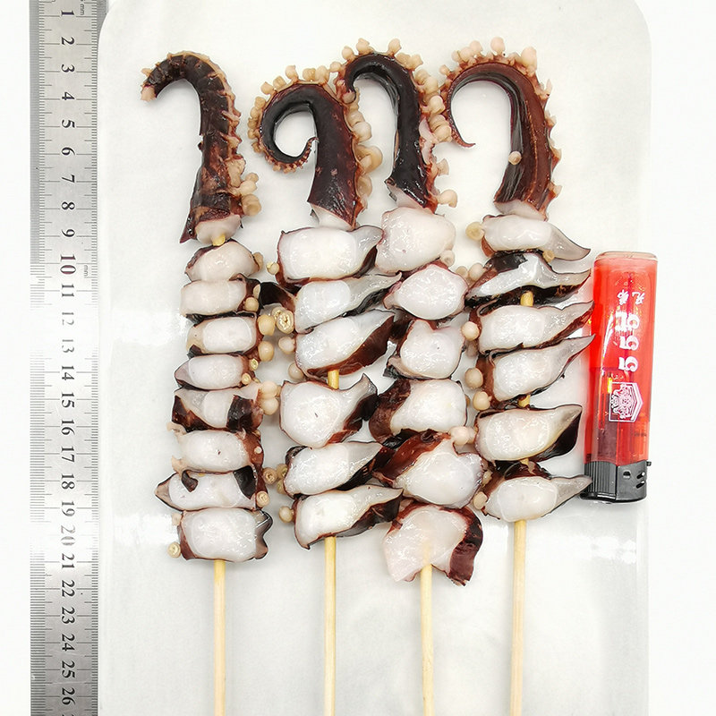章鱼铁板20串50克60克100克商用烧烤食材半成品冷冻章鱼