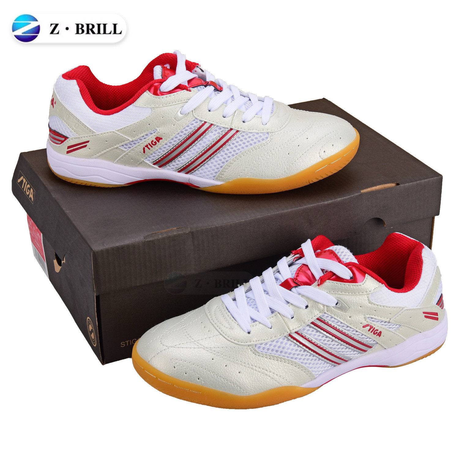 乒乓球鞋 stiga斯帝卡斯蒂卡新款 8017 女鞋 透气耐磨男鞋 专业运动鞋