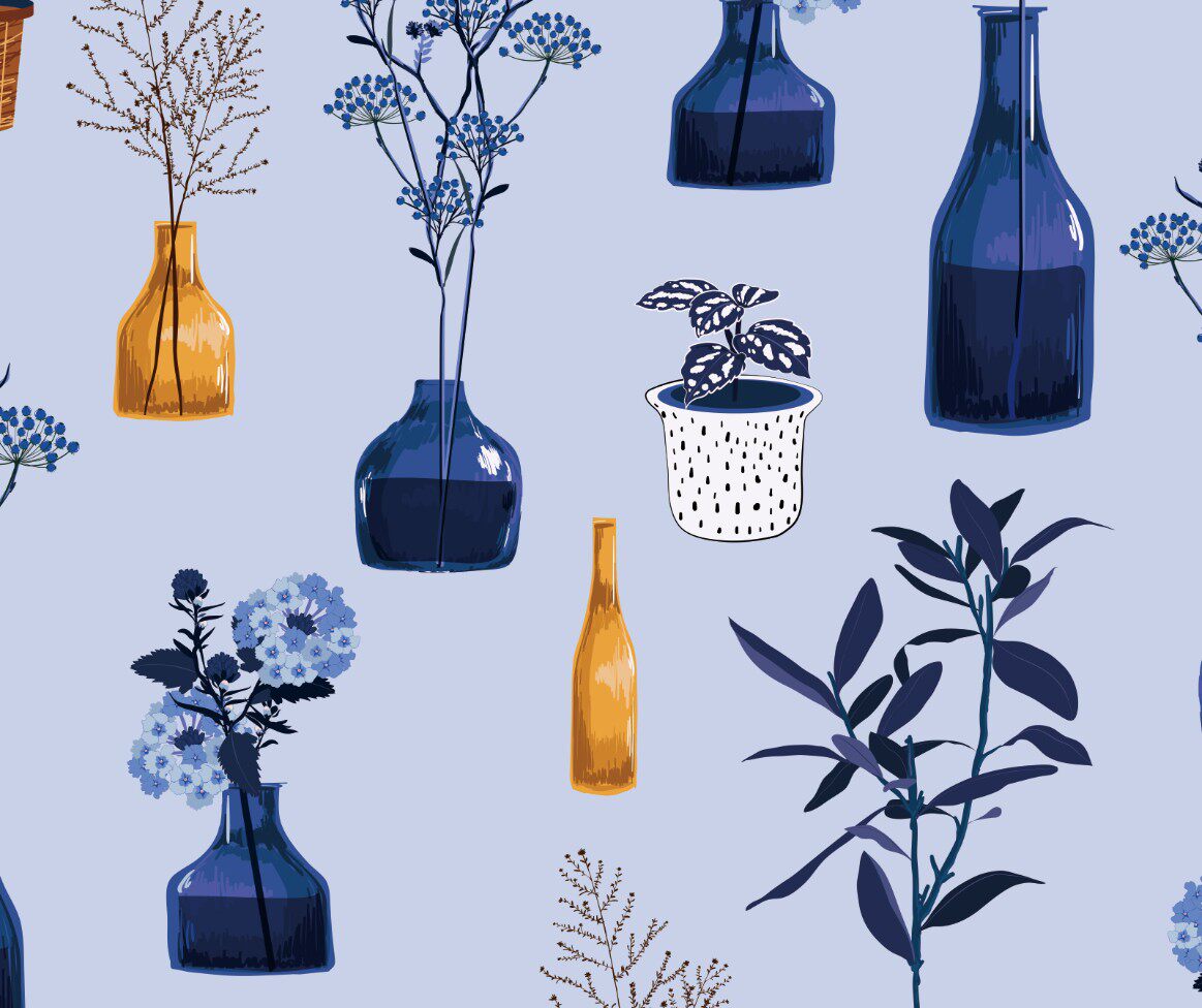 四方连续花型设计psdtif印花格式素材花朵设计素材