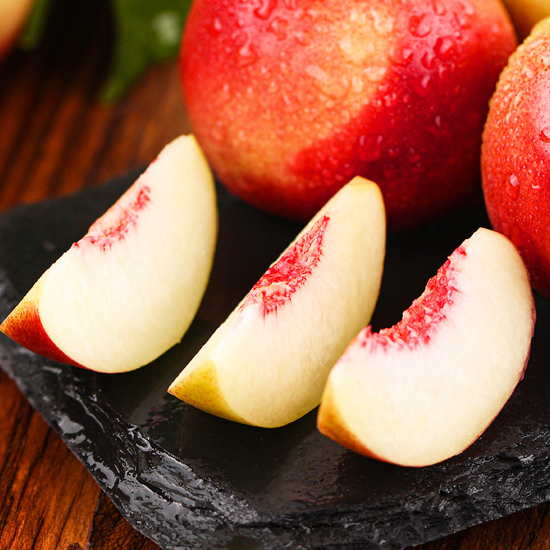 珍珠油桃5斤桃子应季水果新鲜当季整箱甜枣桃