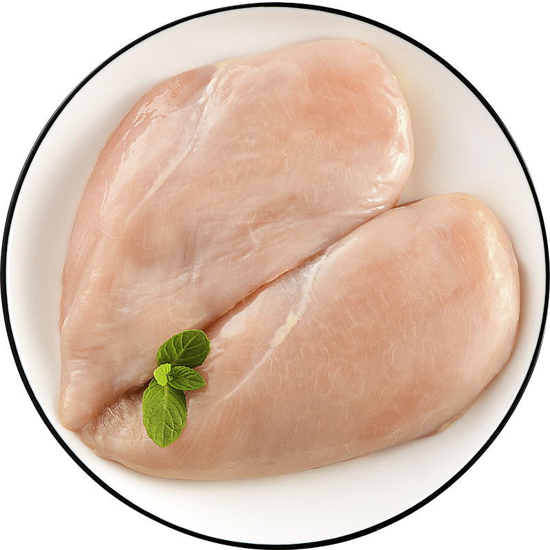 华英鸡大鸡排代餐健身轻食去皮5袋生鲜500g鸡胸